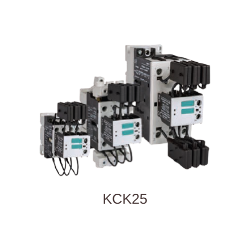 KCK25 Magnetic contactors 400V  for Cap. 25kVar