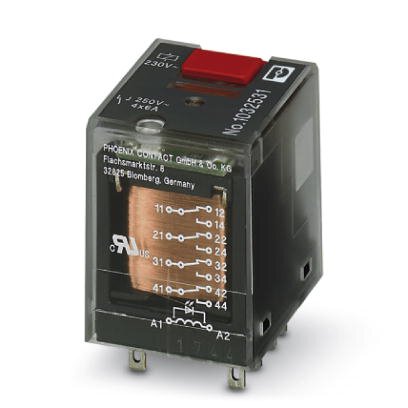 Ecorline relay รีเลย์ 4 คอนแทค PX4-230 VAC