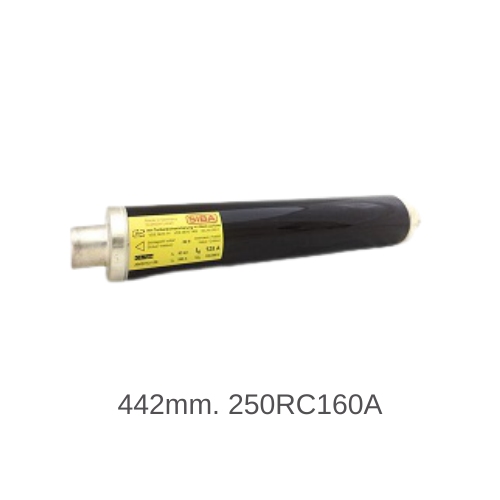 High Voltage Fuse, 3/7.2kV, 442 mm., 250RC160A