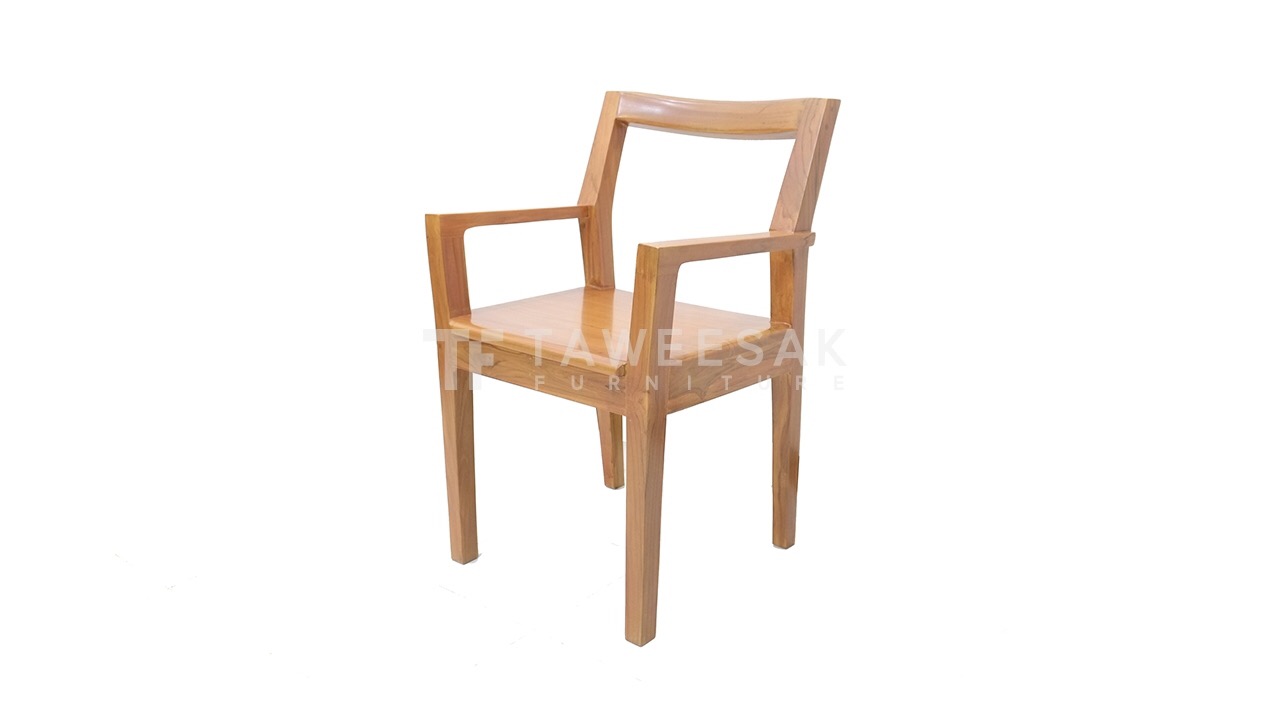 เก้าอี้ไม้สักโมเดิร์น CH033
