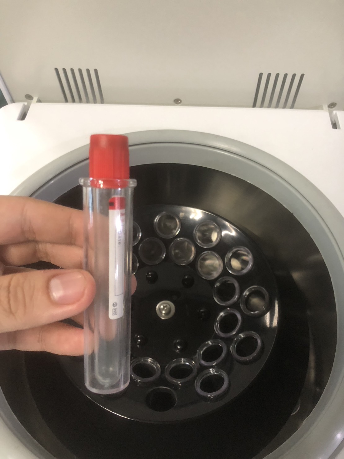 หลอดใส่ใน Tube Holder