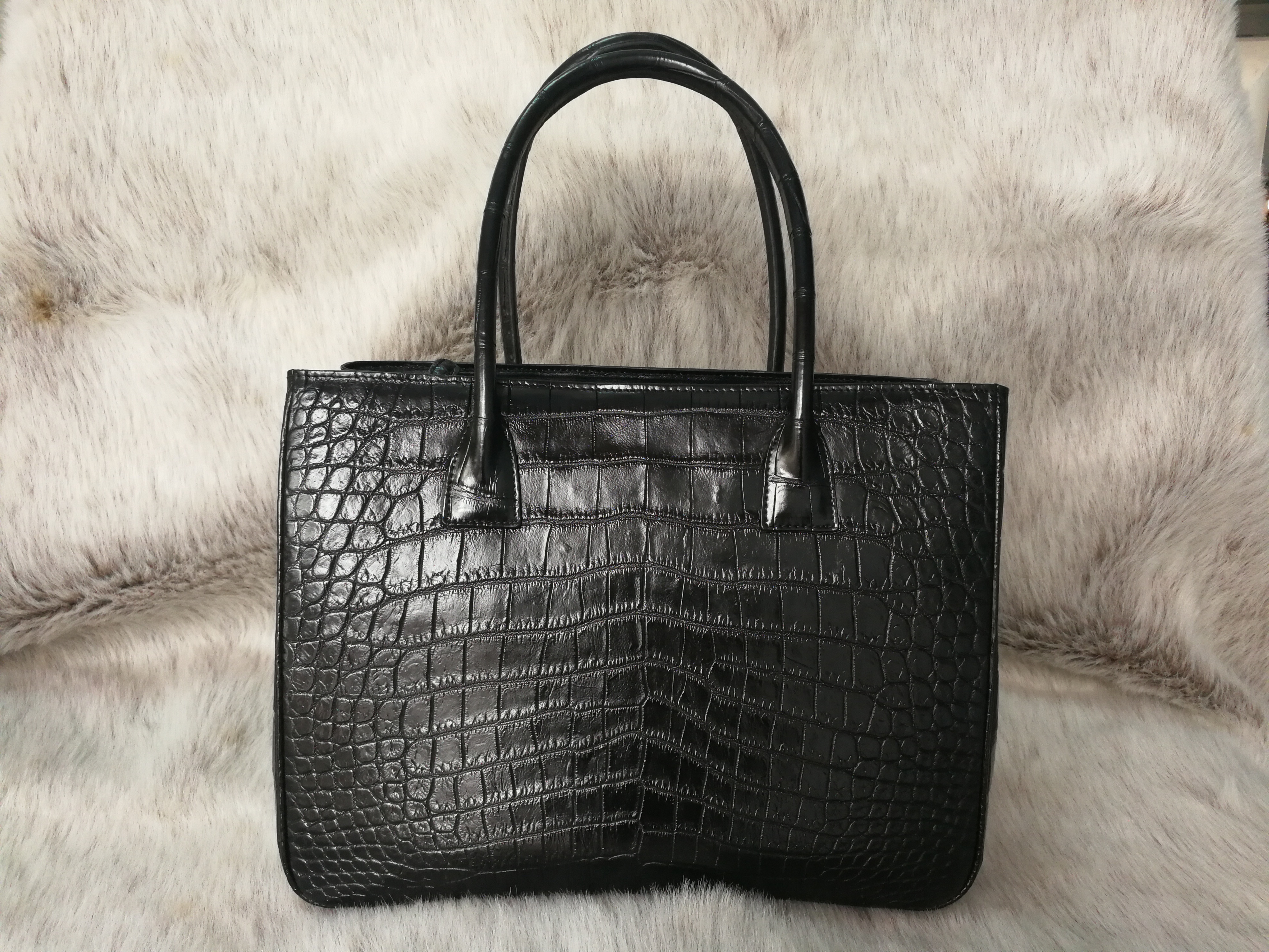 Genuine Crocodile Tote Bag/ Handbag in 