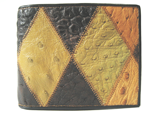 Genuine Ostrich Leather Wallet  #OSM613W