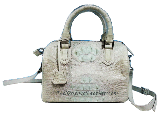 Himalayan Crocodile Leather Handbag #CRW340H-NA-BACK