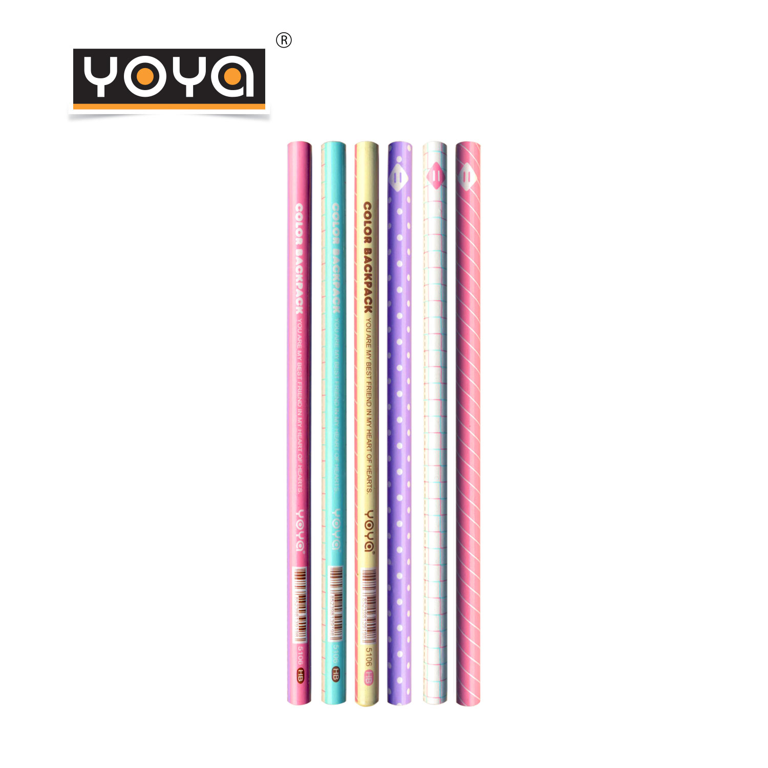 YOYA ดินสอไม้ HB รุ่น 5106