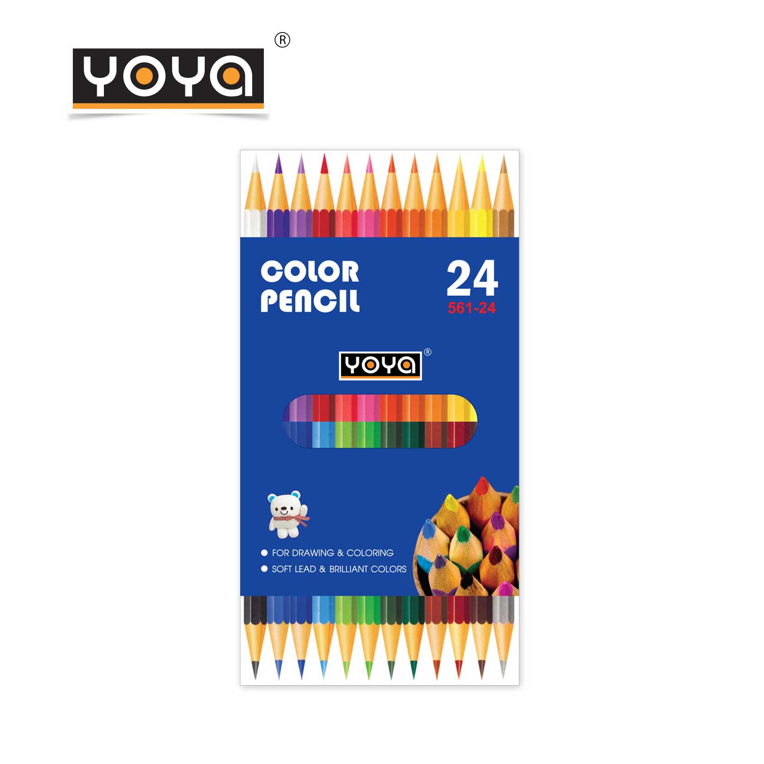 YOYA Color Pencil 24 Colors Yoya