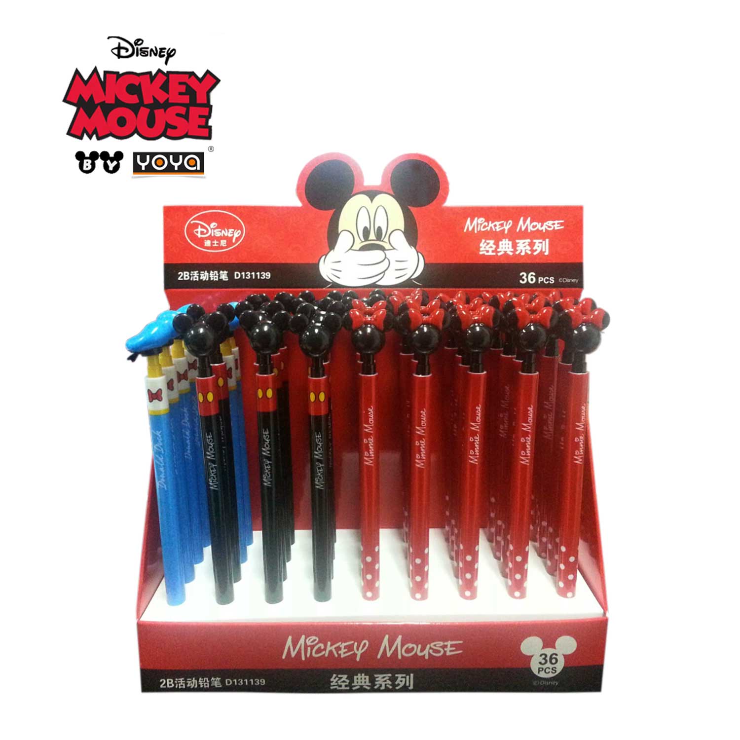YOYA M-Pencil 2B Pack 36 : Mickey&Friends D131139