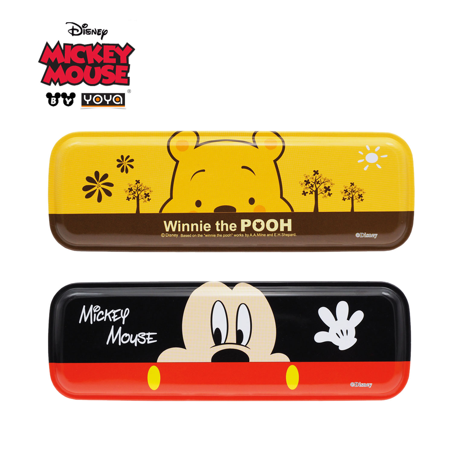 YOYA กล่องดินสอโลหะ : Mickey&Pooh รุ่น DJ1951