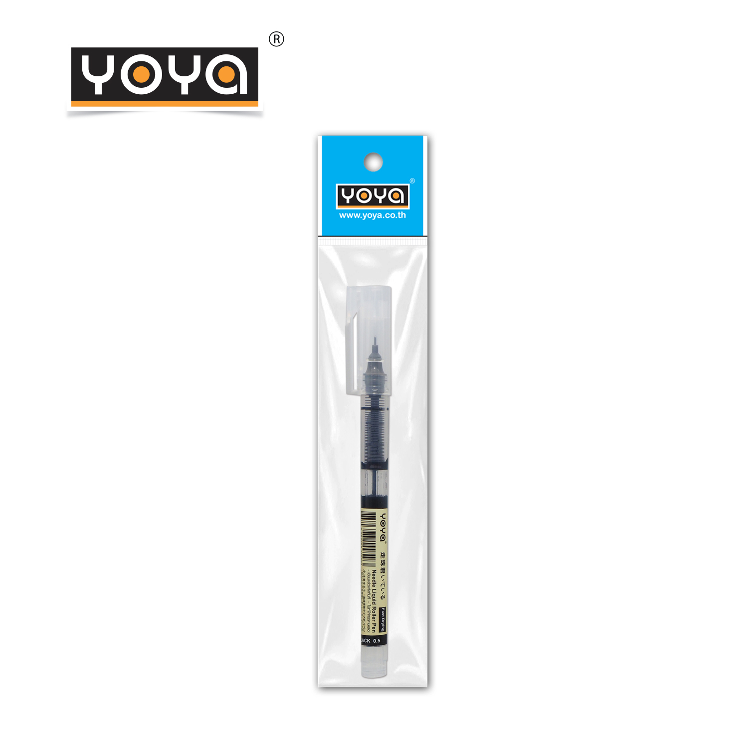 ํYOYA  0.5 mm Water-Roller gel pen  Pack 1 :  DS-904 / Black Ink