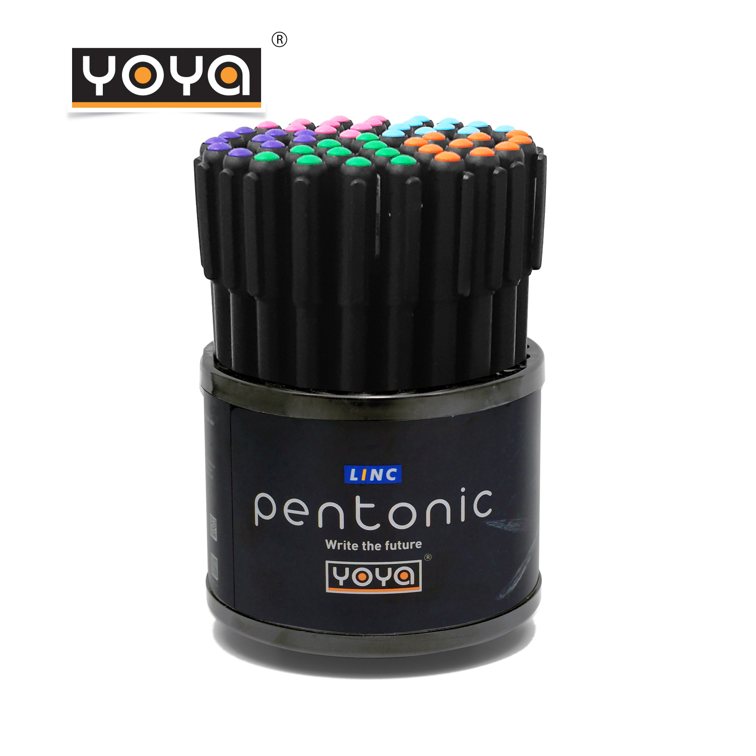 YOYA 0.5 mm Gello Pen Pack 50 : Pentonic Color / 5 Colors