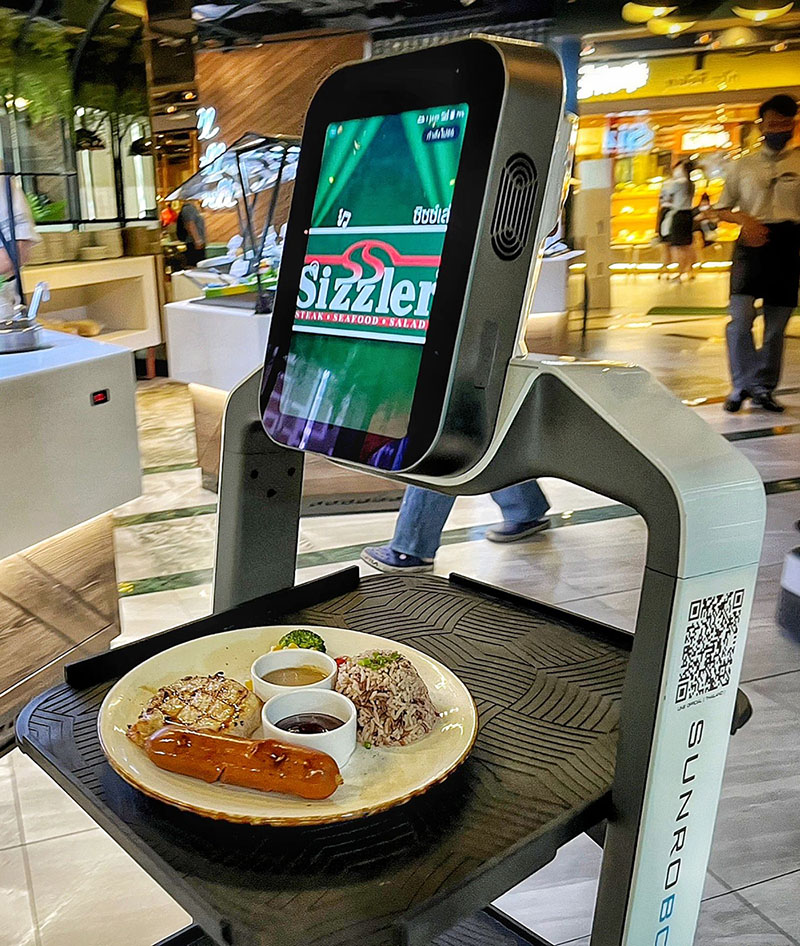 หุ่นยนต์เสิร์ฟอาหาร Orionstar Robot