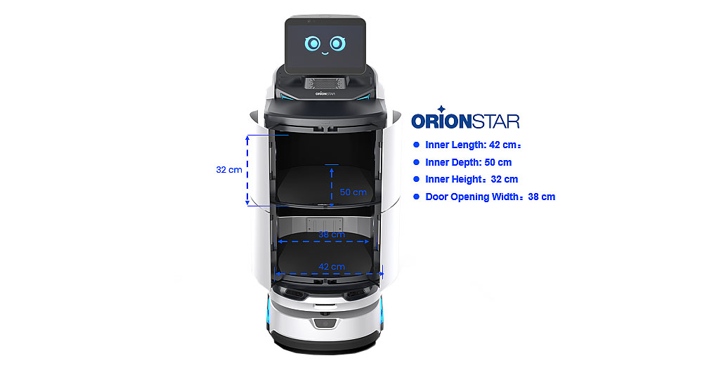 หุ่นยนต์เสิร์ฟอาหาร Orionstar Robot 