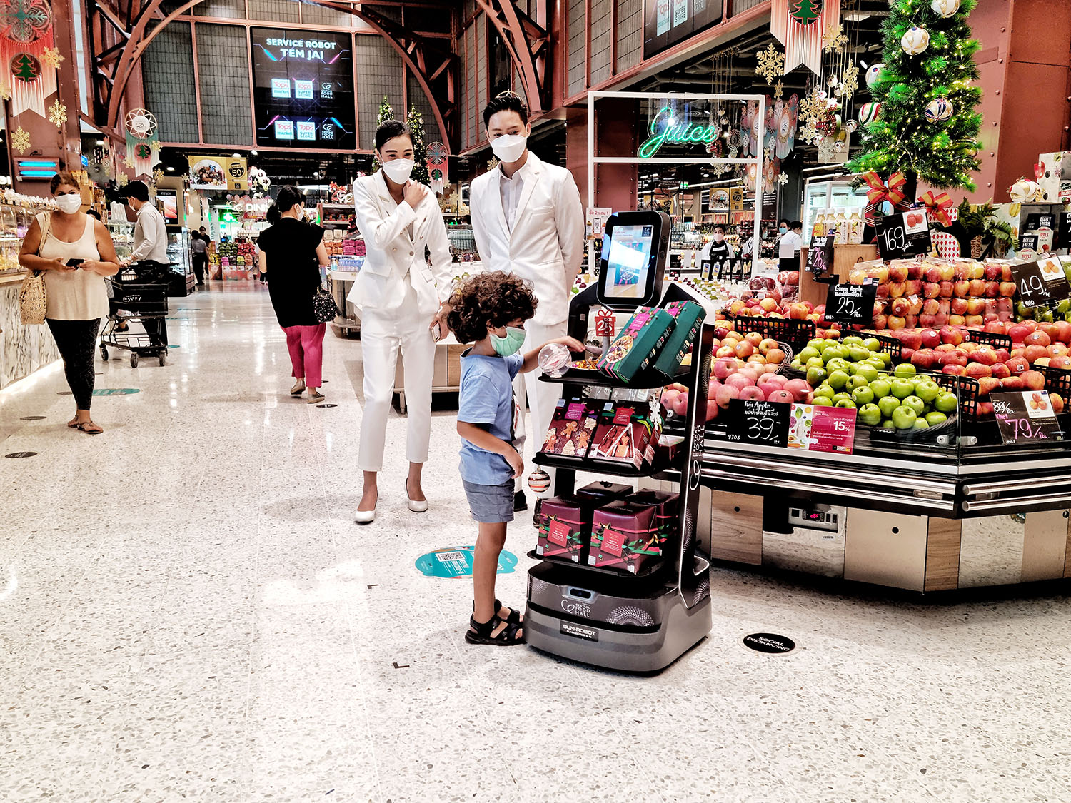 หุ่นยนต์เสิร์ฟอาหาร orionstar robot