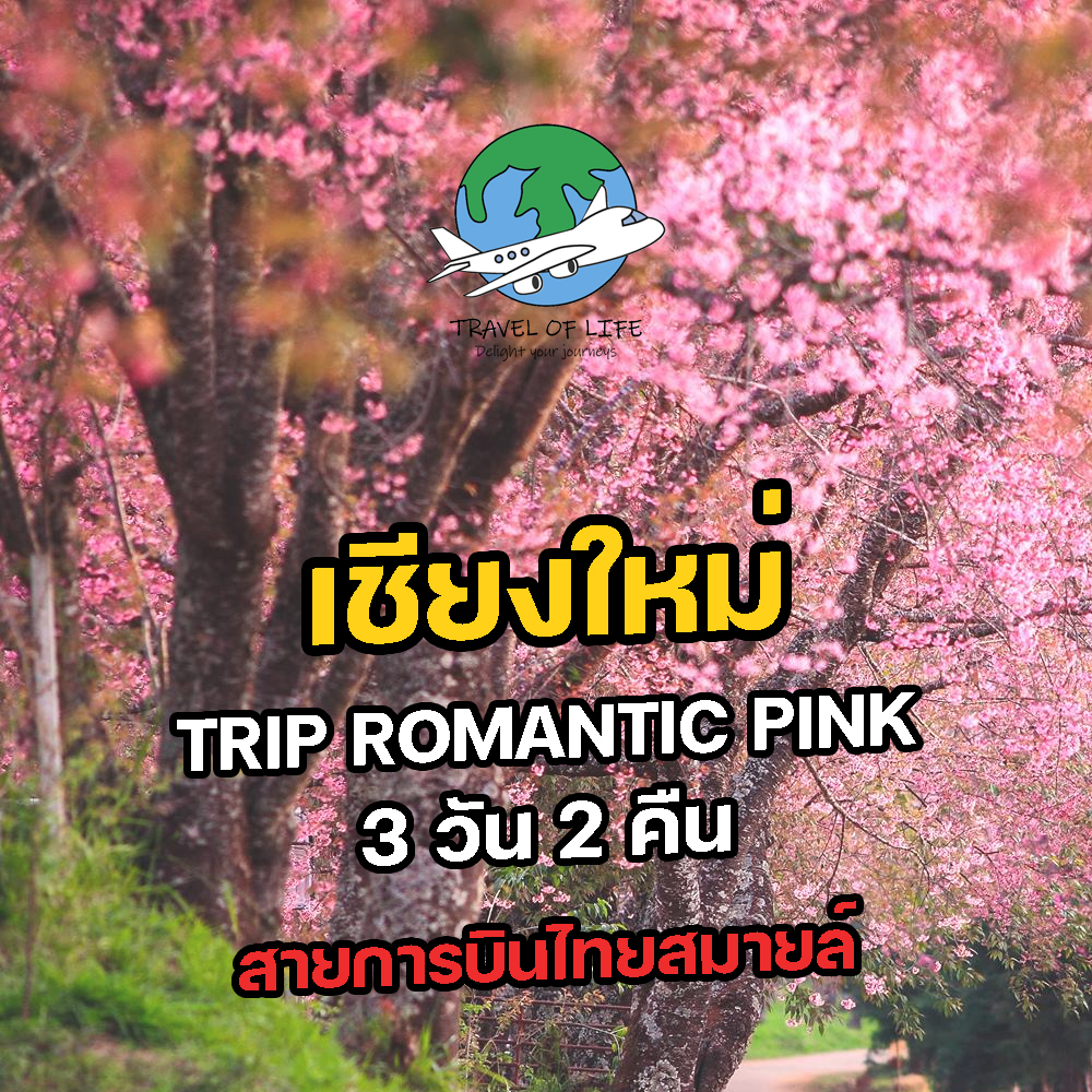 ทัวร์เชียงใหม่ Trip Romantic Pink 3 วัน 2 คืน