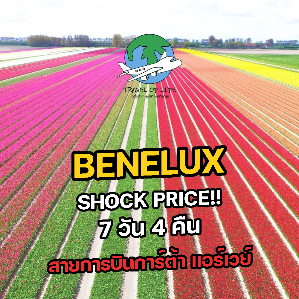 ทัวร์ฝรั่งเศส เบลเยียม เนเธอร์แลนด์ Shock Price !! 7 วัน 4 คืน