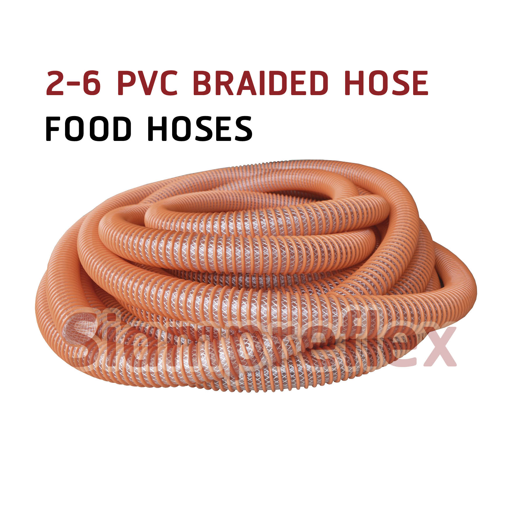 2-6 PVC BRAIDED HOSE FOOD HOSES