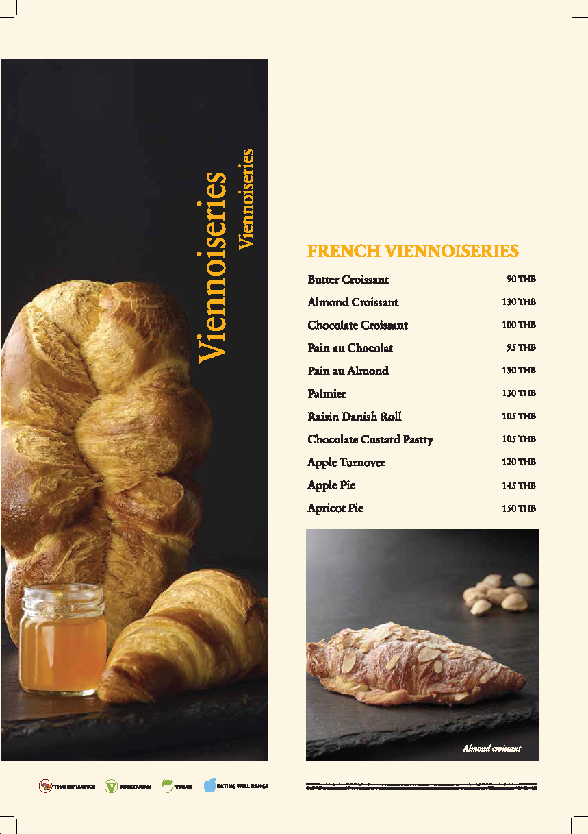 PAUL Bakery menu - paulthailand