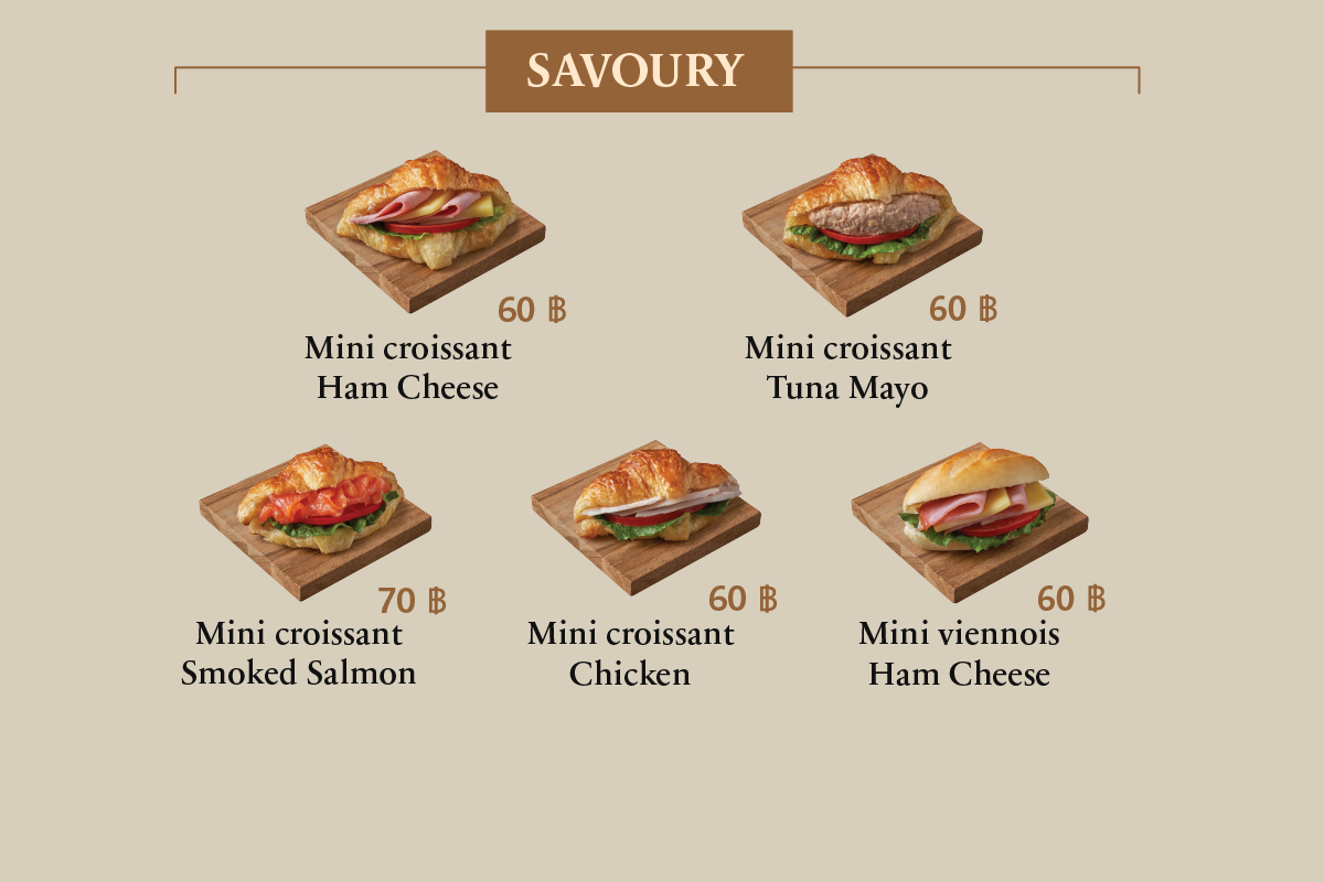 PAUL Catering menu, Snack box, paulthailand