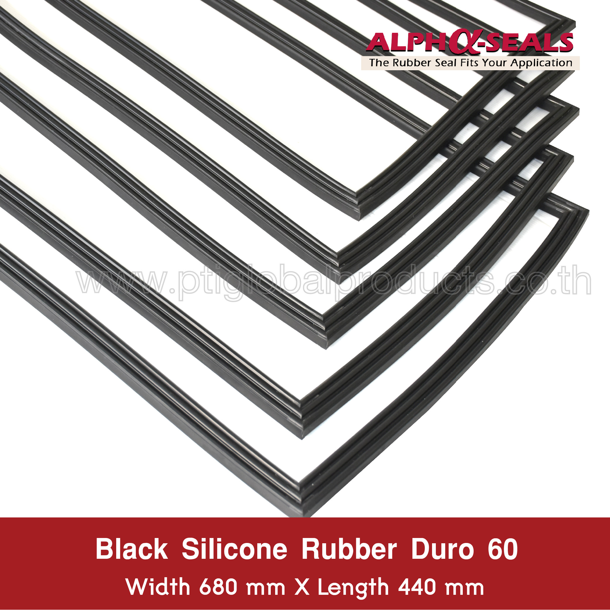 Black Silicone Rubber Duro 60