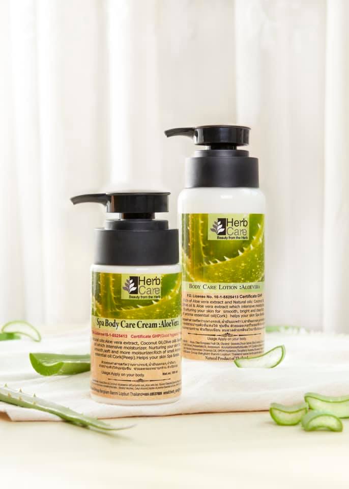 Spa Body Care Lotion: Aloe Vera - HerbCare - herbcarethailand