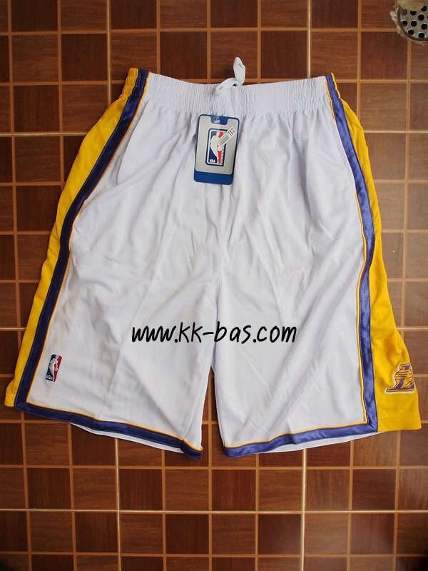 กางเกง NBA Los Angeles Lakers สีขาว