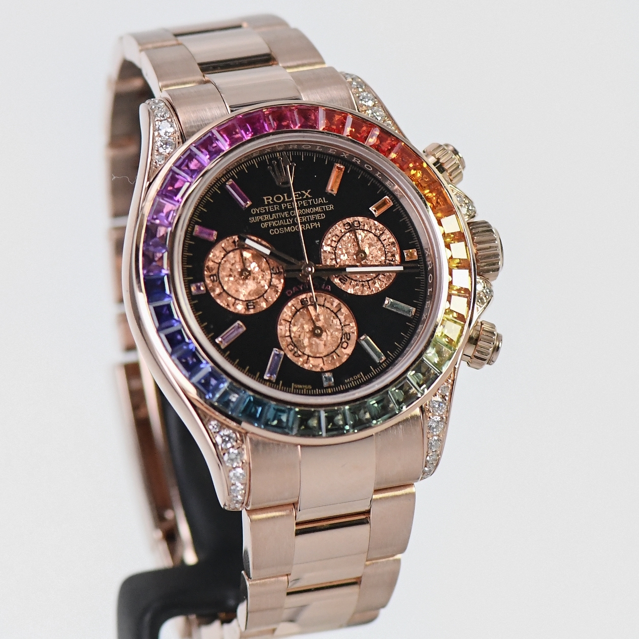 Rolex Daytona Rainbow Everose Gold - 9naliga