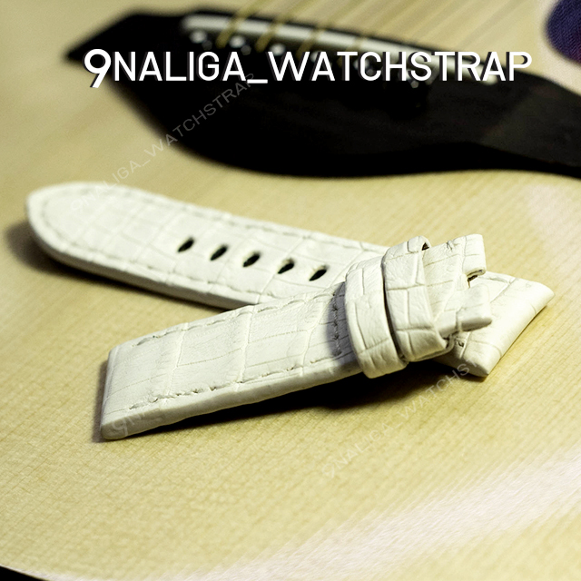 Crocodile watch strap 22 /22 mm 110/65 mm Panerai strap limited edition by ZIRDIVA