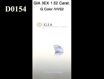 GIA 3EX 1.52 Carat