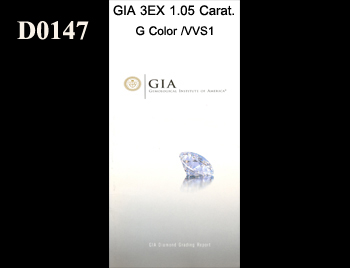 GIA 3EX 1.05 Carat