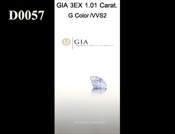 GIA 3EX 1.01 Carat