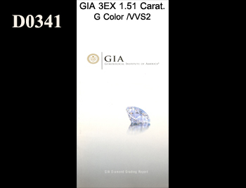 GIA 3EX 1.51 Carat