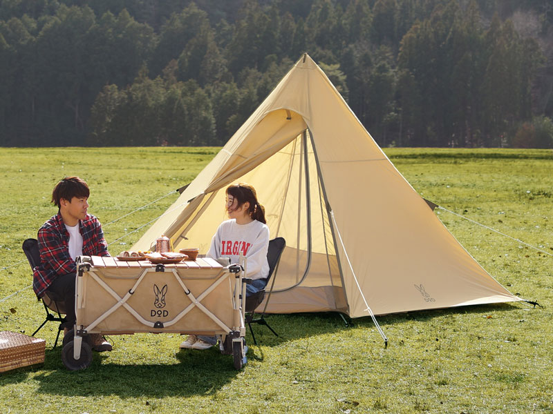 ONE POLE TENT 5PP TAN - outdoorbotanica