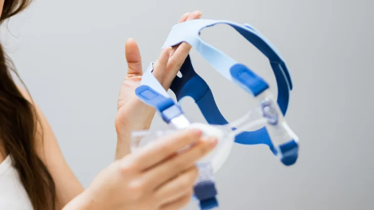 ขั้นตอนเริ่มต้นใช้งานเครื่อง CPAP