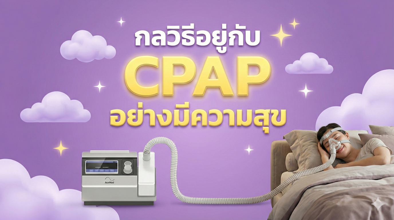 กลวิธีอยู่กับ CPAP อย่างมีความสุข