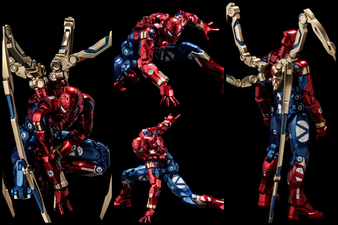 fighting armor spider man