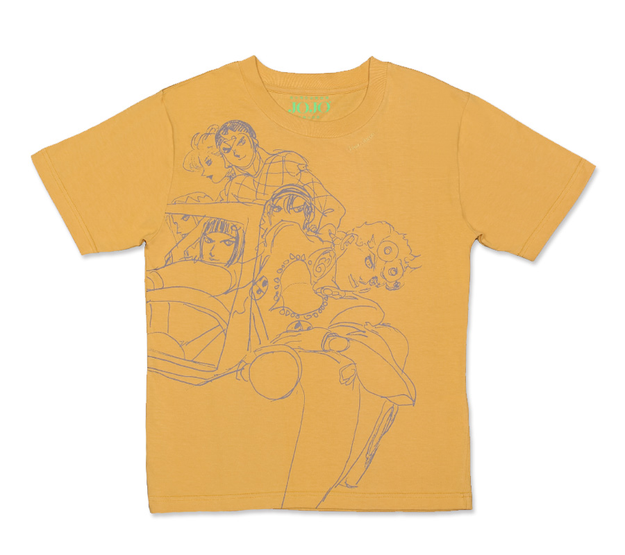 JOJO Exhibition T-Shirt Golden Wind, Jojo's Bizarre Adventure Part 5