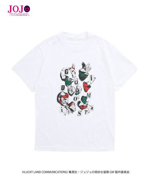 [NEW][SIZE L] JOJO T-Shirt Guido Mista WHITE, Tokyo Department Store
