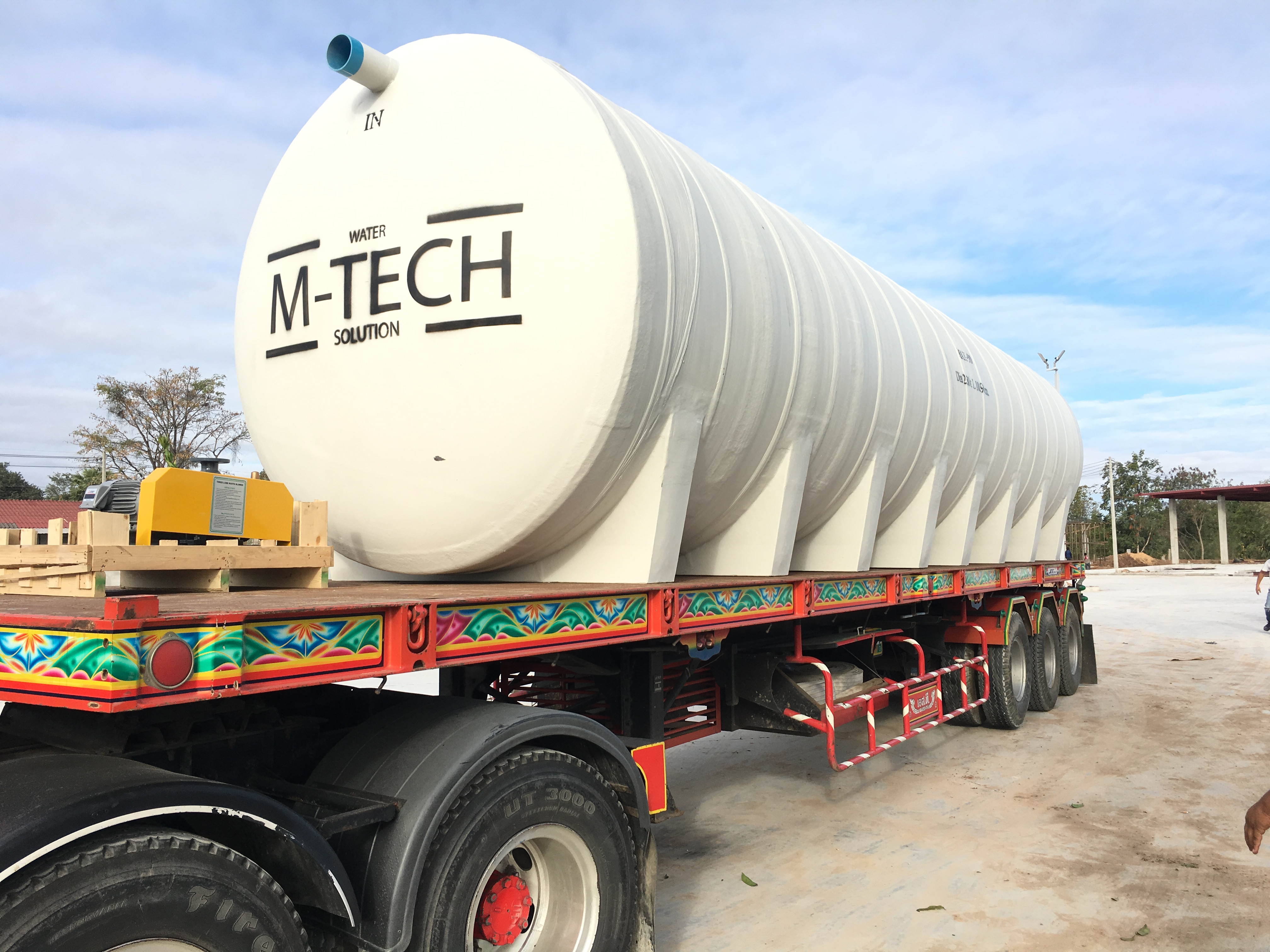 ถังบำบัดน้ำเสียไฟเบอร์กลาส เอ็มเทค