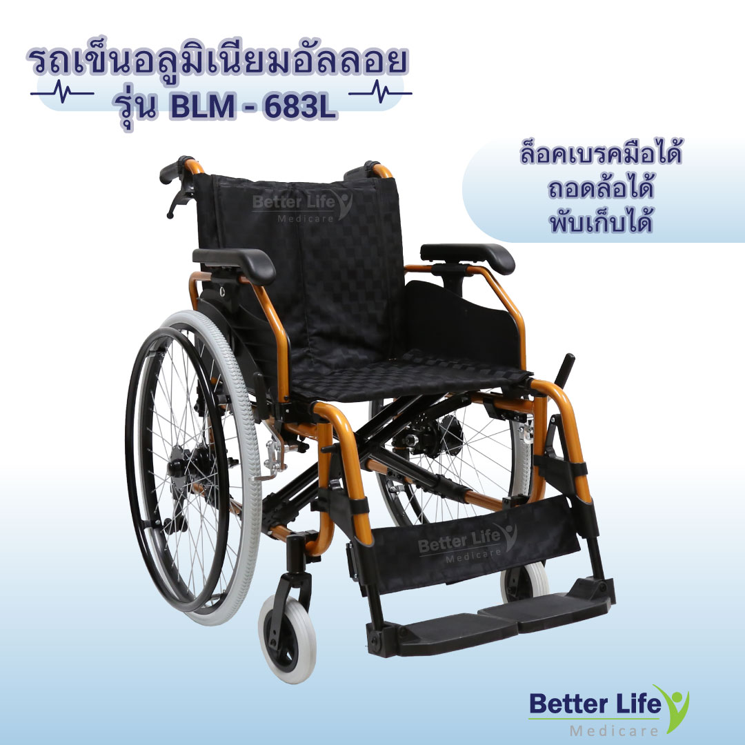 Wheelchair (Removable wheels)