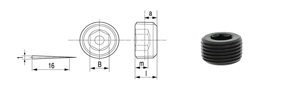 Sealed Taper Plug l Hanshin Neji Co.,Ltd. - hanshin-neji