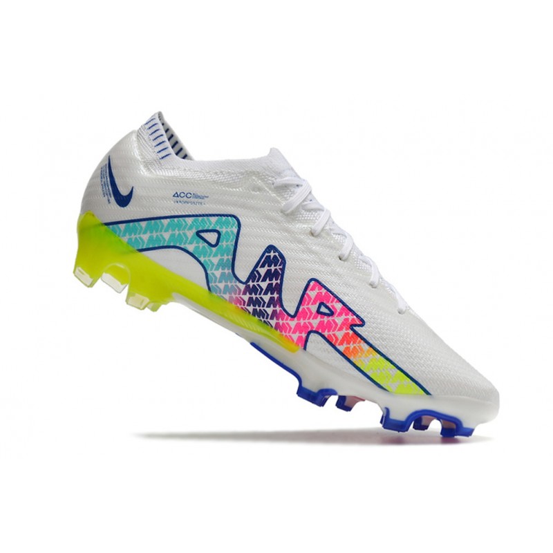 Nike Air Zoom Mercurial Vapor 15 Elite Fg Rainbow White