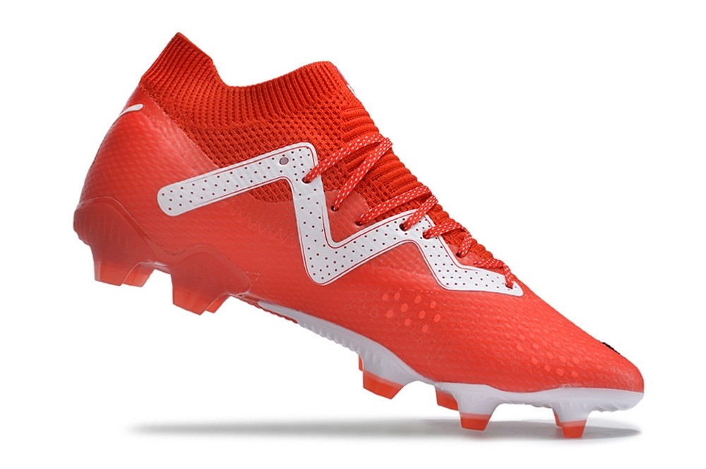 Puma Future Ultimate FG AG Soccer Cleats Red White Black ktgsport