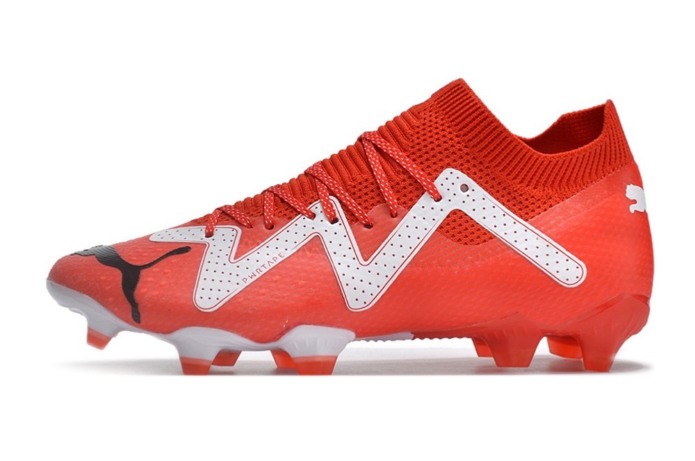 Puma Future Ultimate FG AG Soccer Cleats Red White Black ktgsport