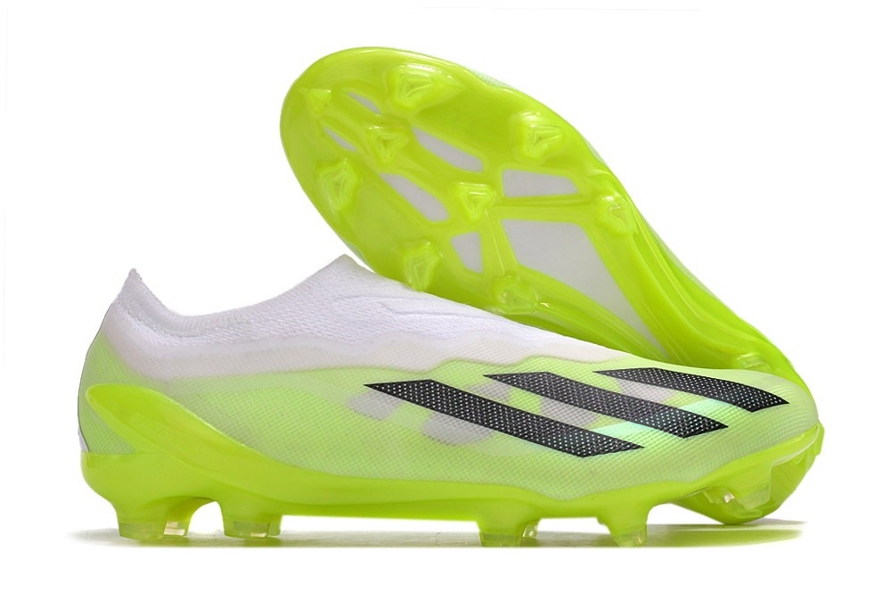 Adidas X Crazyfast.1 Laceless FG Firm Ground Crazyrush Cloud White Lucid Lemon Black ktgsport