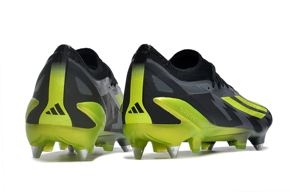 Grey and cheap yellow adidas