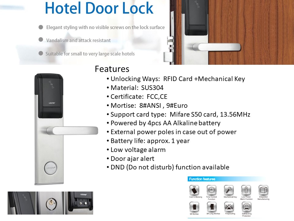  Hotel Door Lock		