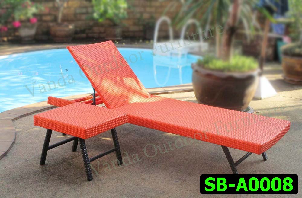 Rattan Sun Lounger/Bed Product code SB-A0008
