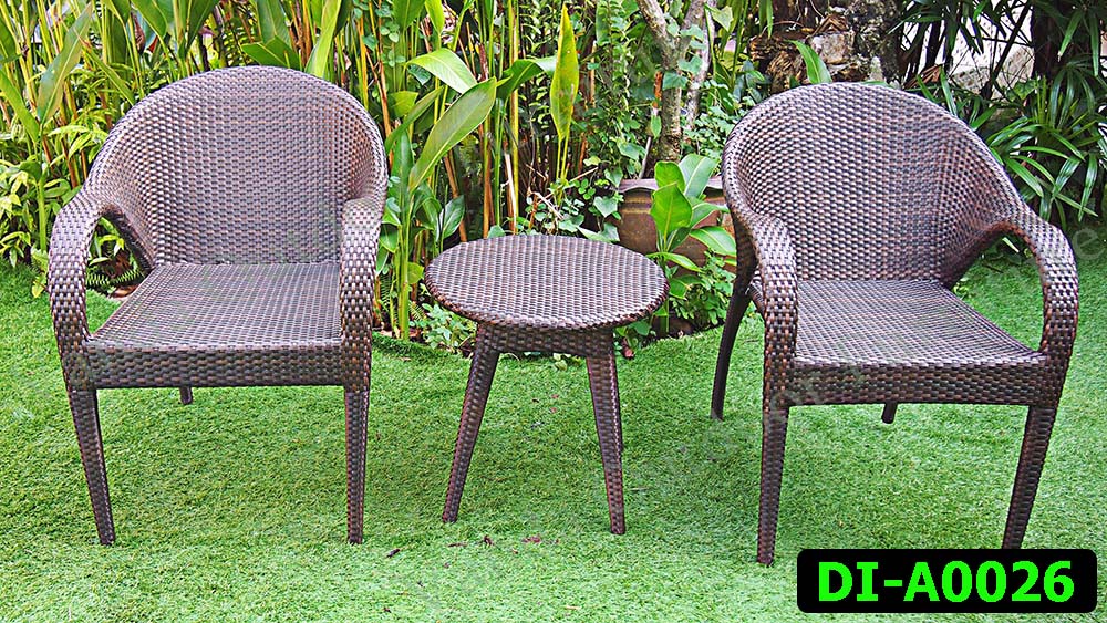 Rattan Dining and coffee set Product code DI-A0026