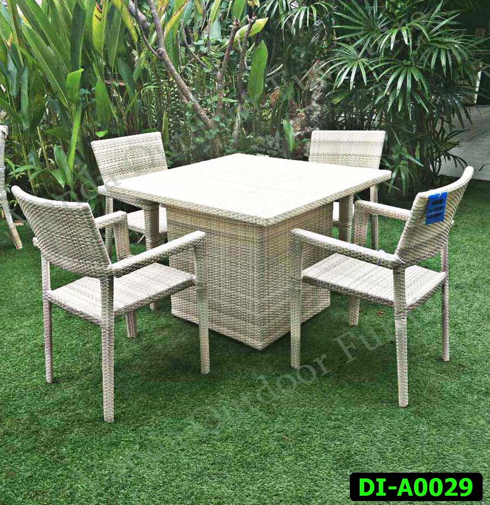 Rattan Dining and coffee set Product code DI-A0029