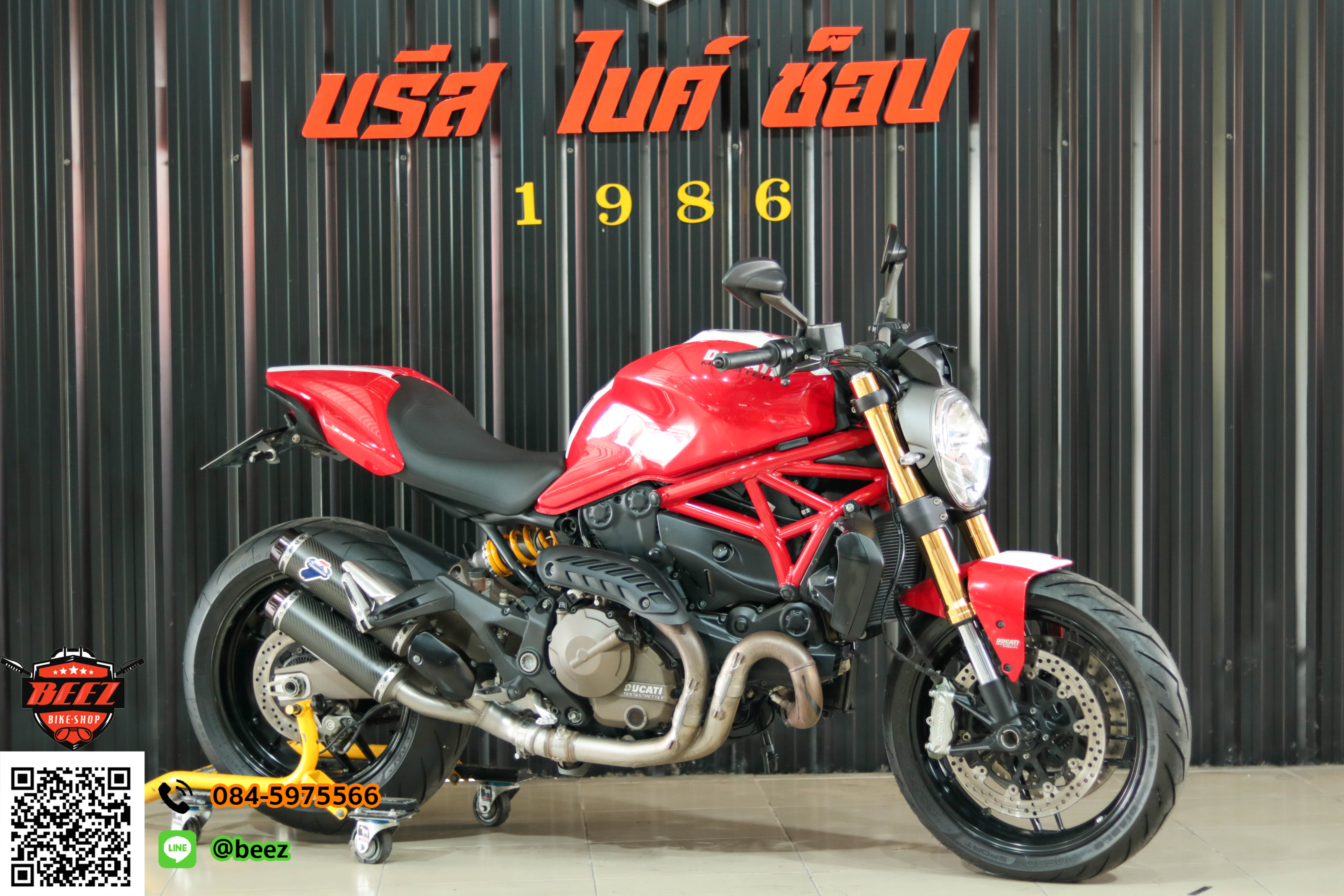 ขาย Ducati monster 821 ABS ปี 2015 สภาพสวยจัดจ้าน ท่อแต่งเทอมิ